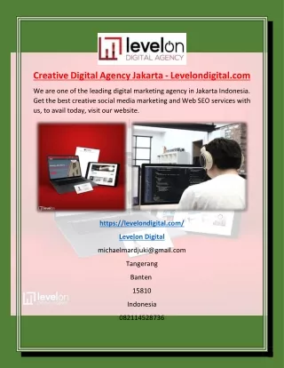 creative digital agency jakarta levelondigital com