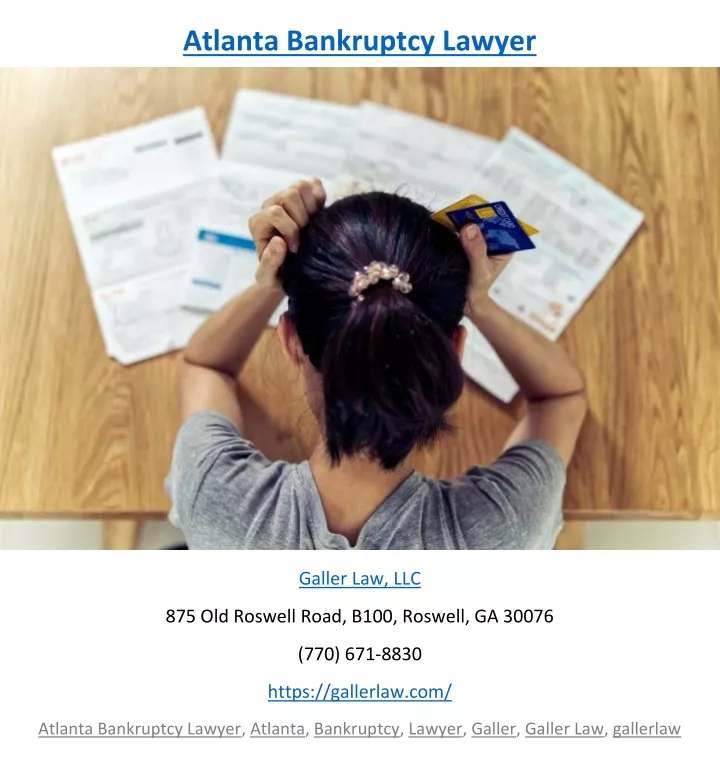 atlanta bankruptcy lawyer