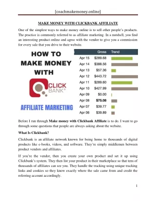 coachmakemoney online