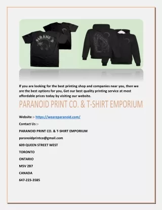if you are looking for the best printing shop