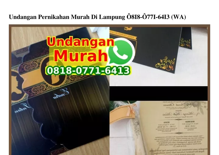 undangan pernikahan murah di lampung 8i8 77i 64i3