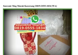 Souvenir Mug Murah Karawang Ö819•Ö555•1834[wa]