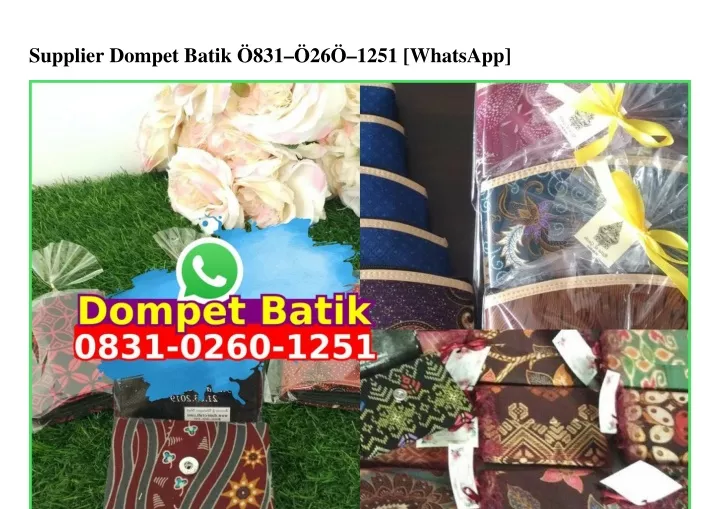 supplier dompet batik 831 26 1251 whatsapp