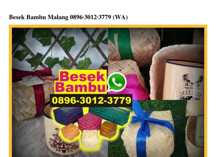 besek bambu malang 0896 3012 3779 wa