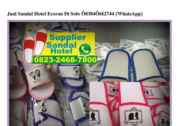 jual sandal hotel eceran di solo 8384 6i2744