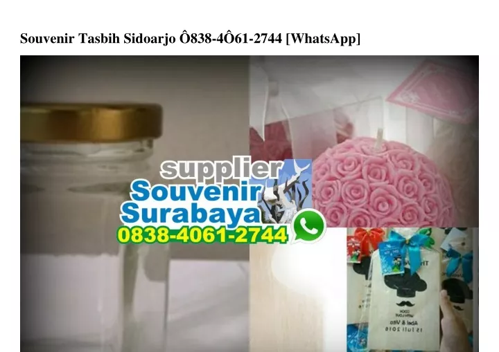 souvenir tasbih sidoarjo 838 4 61 2744 whatsapp