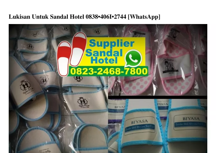 lukisan untuk sandal hotel 0838 406i 2744 whatsapp