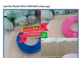 Jual Pita Plastik 0831–1308–5640[wa]