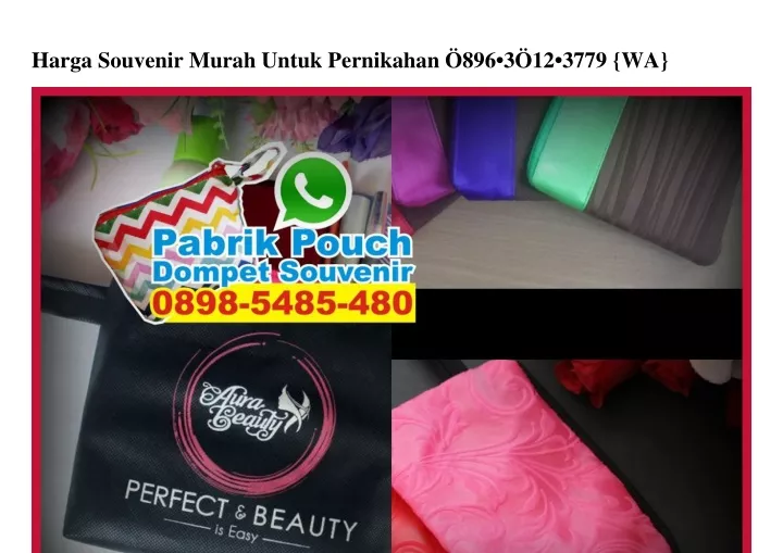 harga souvenir murah untuk pernikahan