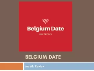 Online dating belgie
