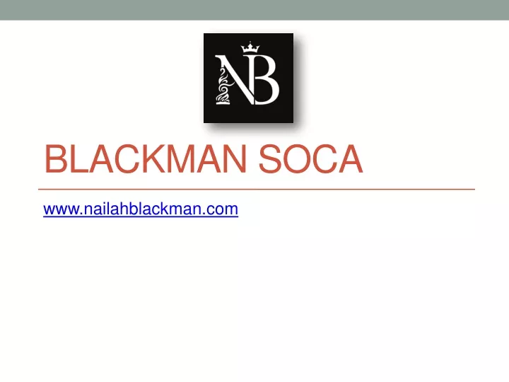 blackman soca