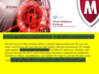www mcafee com activate mcafee com activate
