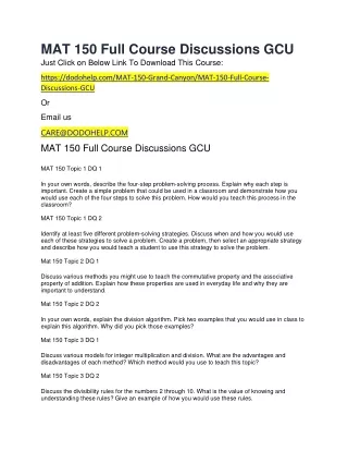 mat 150 full course discussions gcu just click