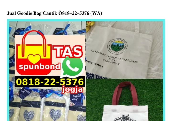 jual goodie bag cantik 818 22 5376 wa