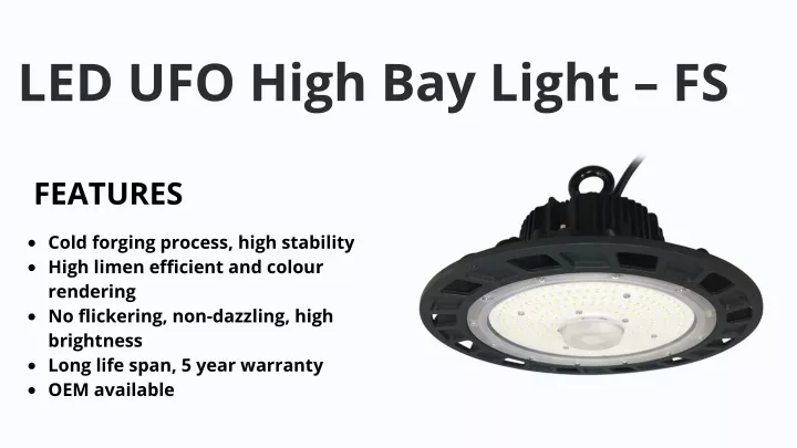 led ufo high bay light fs