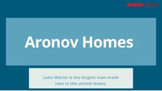 aronov homes