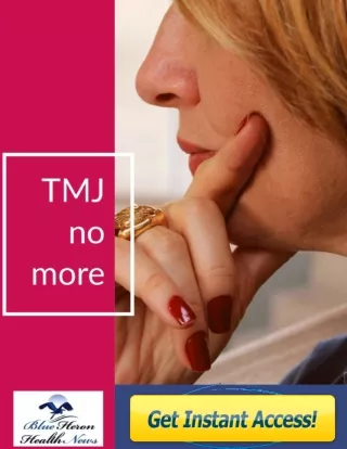 TMJ No More PDF, eBook by Blue Heron Health News