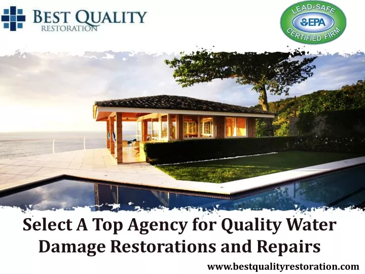 select a top agency for quality water damage
