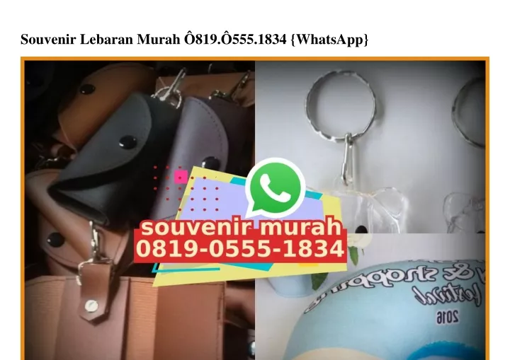 souvenir lebaran murah 819 555 1834 whatsapp