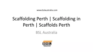 Scaffolding Perth - Scaffolding in Perth - Scaffolds Perth