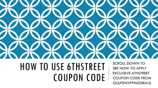 6th Street Coupon: Extra 20% Off 6th Street Promo Codes
