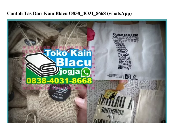 contoh tas dari kain blacu o838 4o3i 8668 whatsapp