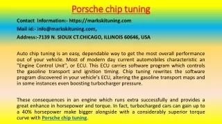 porsche chip tuning