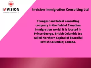 Immigration Consultant in Prince George BC