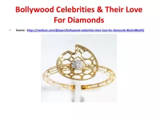 Bollywood Celebrities & Their Love For Diamonds
