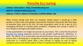 porsche ecu tuning