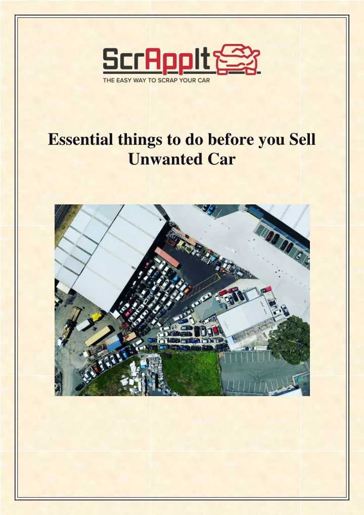 essential things to do before you sell unwanted