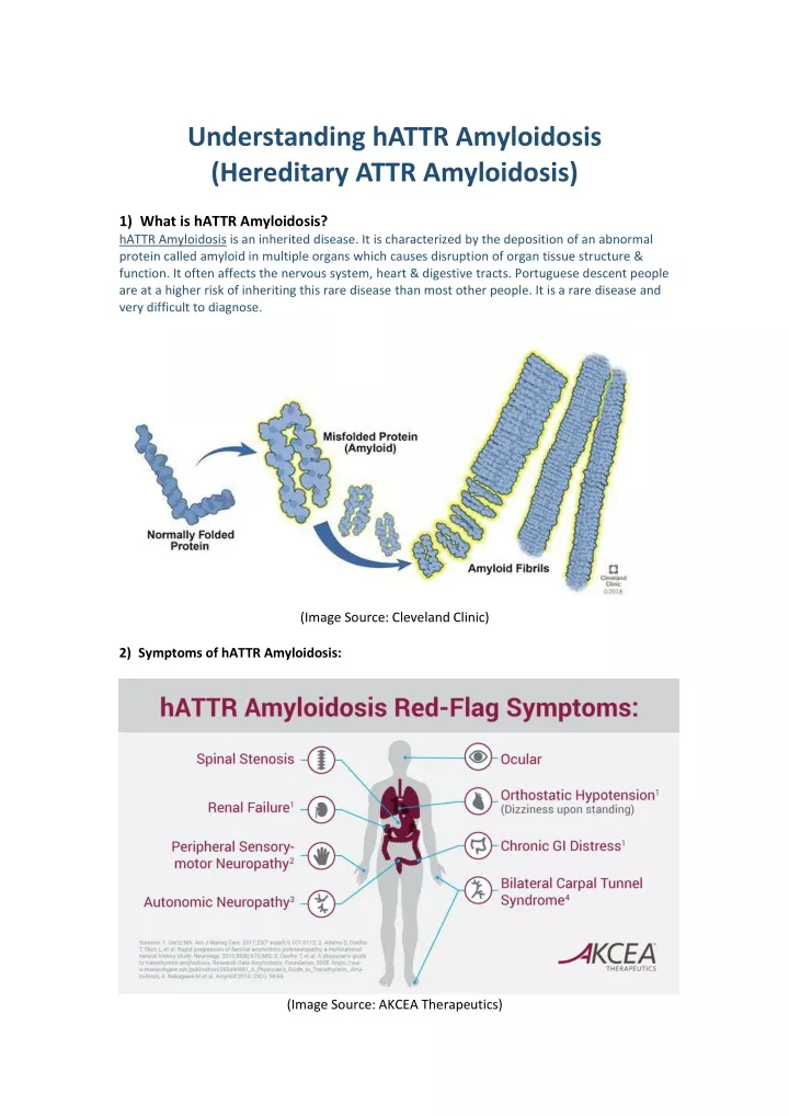 understanding hattr amyloidosis hereditary attr