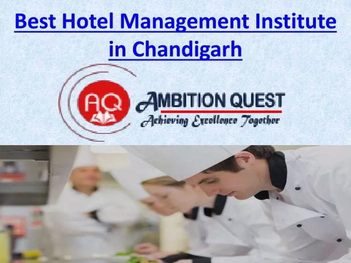 best hotel management institute in chandigarh