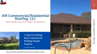 Hire Best Commercial Roofing Repair Experts | Fully Insured For Your Protection