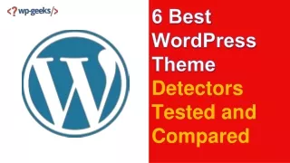 6 best wordpress theme detectors tested