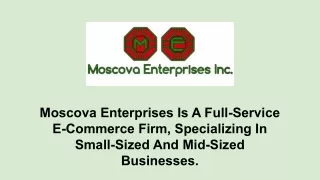 Ecommerce Digital Marketing Agency - Moscova Enterprises