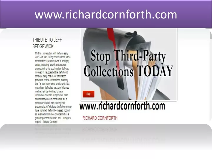 www richardcornforth com