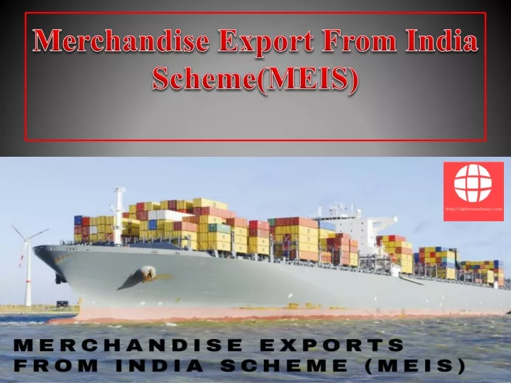 merchandise export from india scheme meis