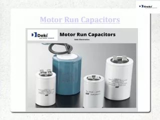 motor run capacitors
