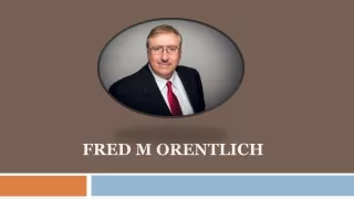 fred m orentlich