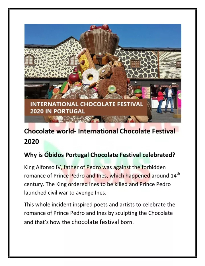 chocolate world international chocolate festival