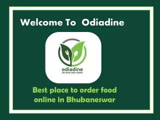 Order Food online in Bhubaneswar