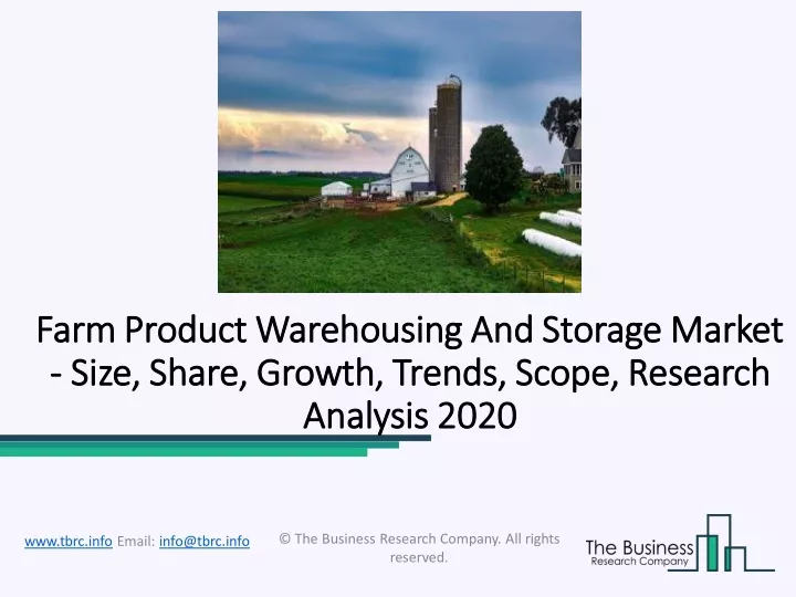 farm product warehousing and storage farm product