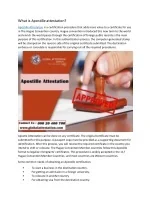 What is Apostille attestation? - slide 1