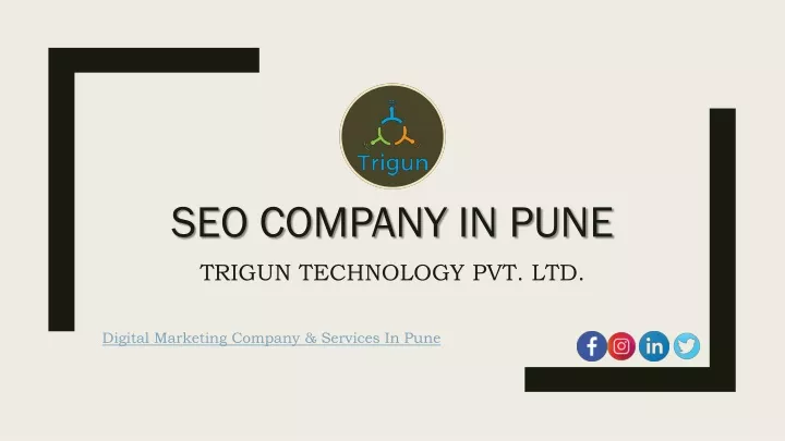 seo company in pune