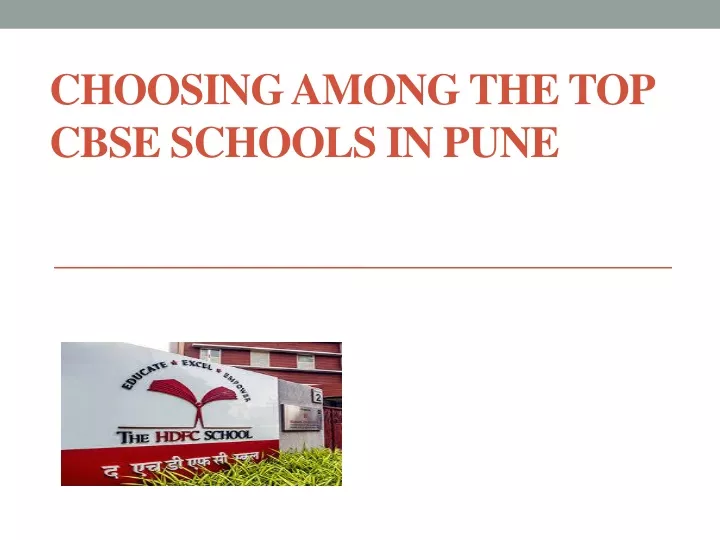 choosing among the top cbse schools in pune