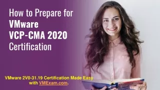 how to prepare for vmware vcp cma 2020