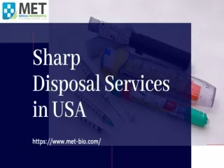 Sharp Disposal Services in USA