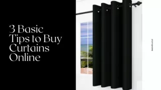 3 Basic Tips to Buy Curtains Online : Story@Home
