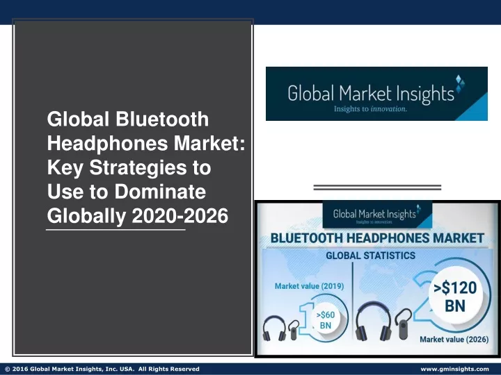 global bluetooth headphones market key strategies